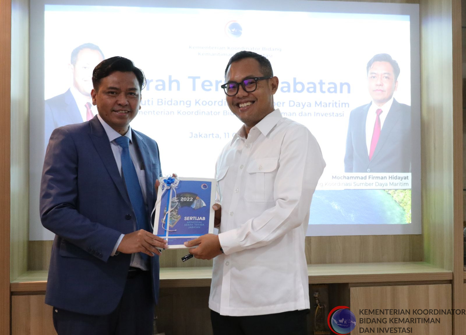 Kemenko Marves Lakukan Sertijab pada Unit Kerja Deputi Bidang Koordinasi Sumber Daya Maritim