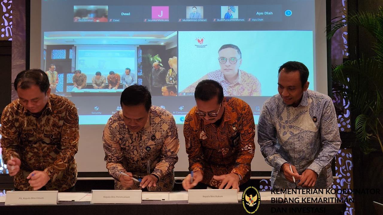 Tandatangani PK 2024,  Kemenko Marves Wujudkan Komitmen ASN Tingkatkan Integritas, Akuntabilitas, Transparansi, dan Kinerja Optimal