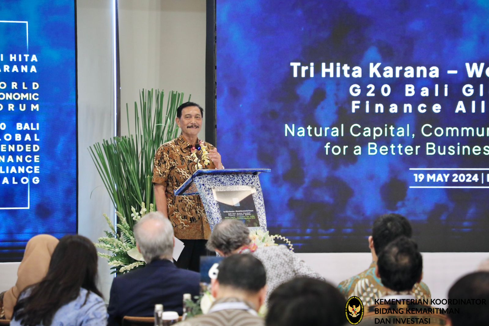 Menko Marves : GBFA Jadi Dasar Transformasi Percepatan Ekonomi