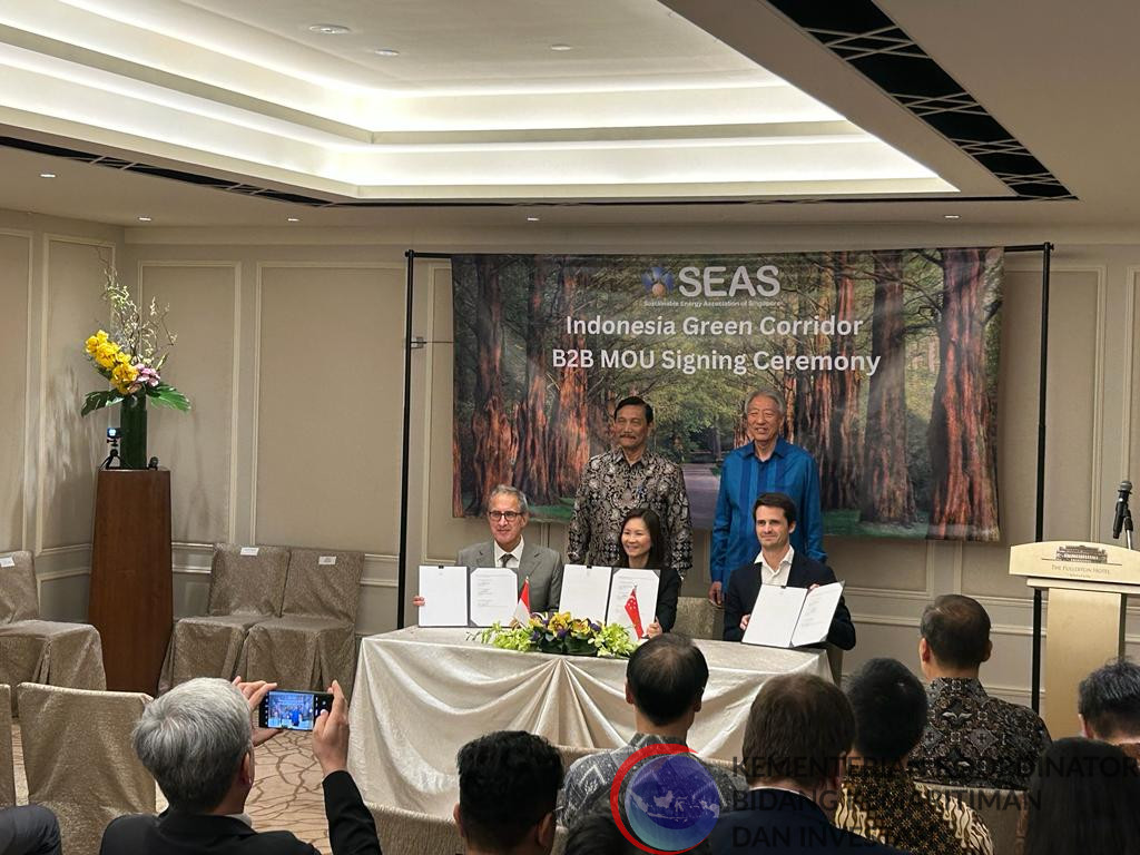 Indonesia And Singapore Sign Mou On Renewable Energy Cooperation, Reviewing Promising Commercial Projects For Win-Win Outcomes